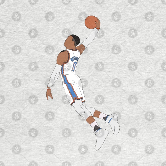 Russell Westbrook Dunk by rattraptees